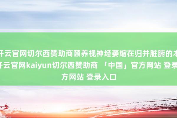 开云官网切尔西赞助商颐养视神经萎缩在归并脏腑的本领-开云官网kaiyun切尔西赞助商 「中国」官方网站 登录入口